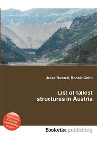 List of Tallest Structures in Austria
