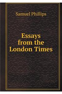 Essays from the London Times