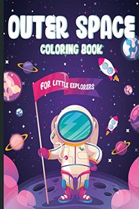 Outer Space Coloring Book for Kids