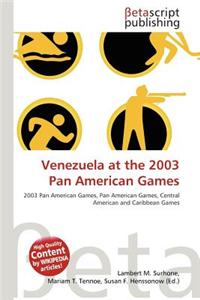 Venezuela at the 2003 Pan American Games