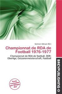 Championnat de RDA de Football 1976-1977