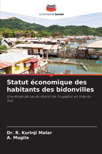 Statut économique des habitants des bidonvilles