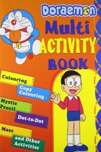 Multi Activity Colouring Book