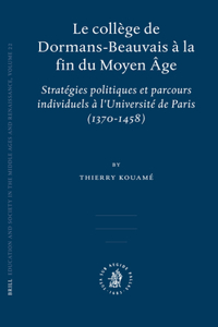 Collège de Dormans-Beauvais À La Fin Du Moyen Âge