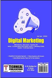 Digital Marketing for BE Anna University R21CBCS (Vertical V - CSE / IT / AI&DS - CCW332)