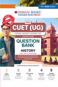 Oswaal NTA CUET (UG) Chapterwise Question Bank History (For 2025 Exam)