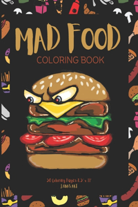 Mad Food Coloring Book