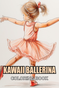 Kawaii Ballerina Coloring Book