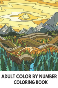 Adult Color By Number Coloring Book