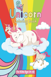 Unicorn Coloring Book for Kids Age 4-8