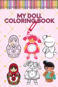 My Doll Coloring Book