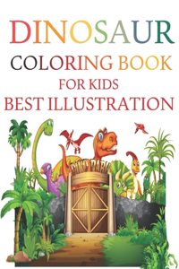 dinosaur coloring book for kids best illustration