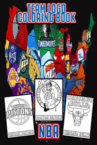 NBA team logos coloring book