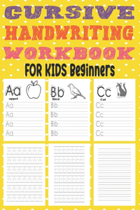 Cursive Handwriting Workbook For Kids Beginners