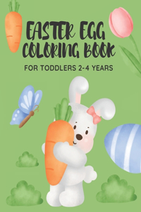 Easter Egg Coloring Book For Toddlers 2-4 Years