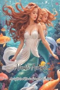 Adorable Mermaids - Anxiety Relief and Relaxation Coloring Book for Adults