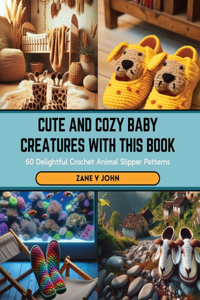 Cute and Cozy Baby Creatures with this Book: 60 Delightful Crochet Animal Slipper Patterns