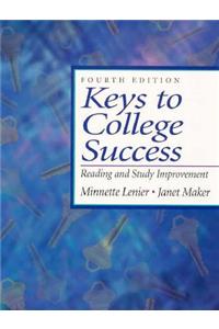 Keys to College Success: Reading and Study Improvement