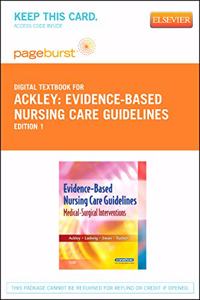Evidence-Based Nursing Care Guidelines - Elsevier eBook on Vitalsource (Retail Access Card)