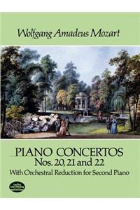 Piano Concertos Nos. 20, 21 And 22