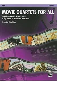 Movie Quartets for All - Viola