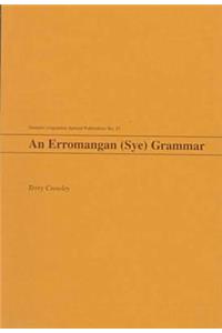 An Erromangan (Sye) Grammar