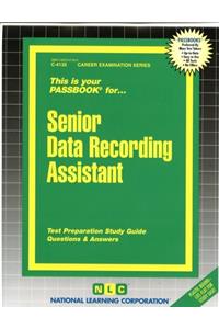 Senior Data Recording Assistant