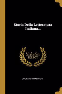 Storia Della Letteratura Italiana...