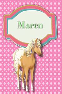 Handwriting and Illustration Story Paper 120 Pages Maren