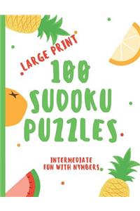Sudoku Puzzles 100 Large Print