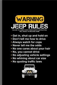 Warning Jeep Rules
