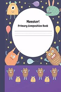 Monster Primary Composition Book