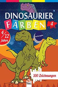 Dinosaurier färben 4 - Nachtausgabe