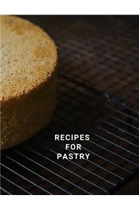 Recipes for Pastry