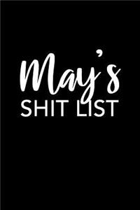 May's Shit List