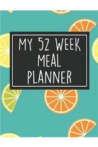 My 52 Week Meal Planner