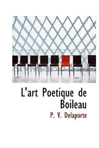 L'Art Poetique de Boileau
