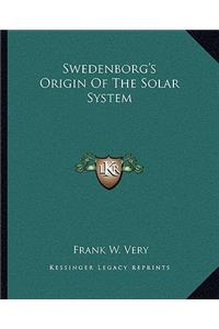 Swedenborg's Origin of the Solar System