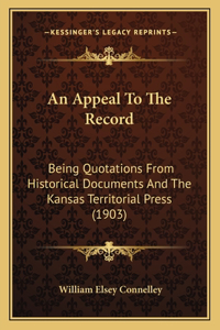 Appeal To The Record