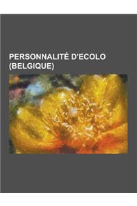 Personnalite D'Ecolo (Belgique)