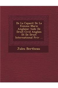 de La Capacit de La Femme Mari E Anglaise