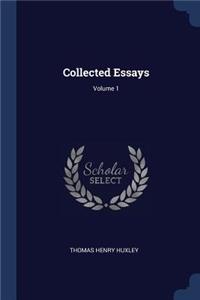 Collected Essays; Volume 1