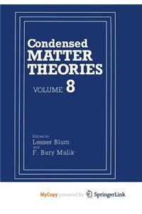 Condensed Matter Theories
