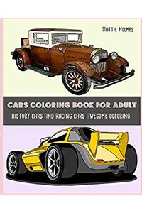 Cars Coloring Book for Adult