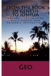 From the Book of Genesis to Joshua