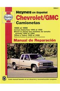 Chevrolet/GMC Camionetas 1988 Al 1998