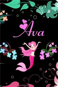 Ava Mermaid Notebook