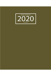 2020 Planner Weekly and Monthly