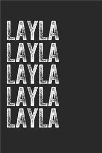 Name LAYLA Journal Customized Gift For LAYLA A beautiful personalized