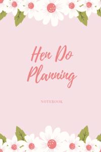 Hen Do Planning Notebook